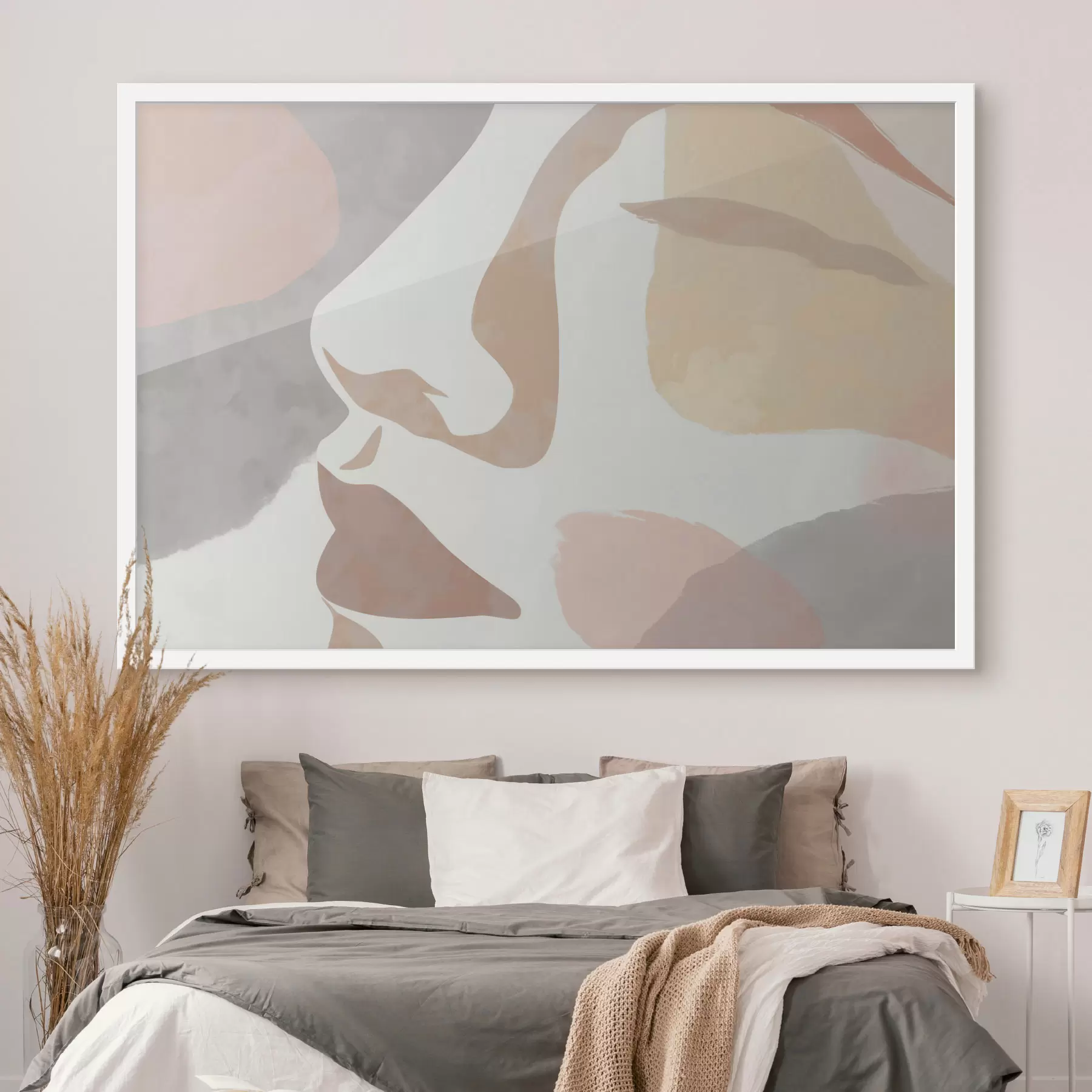 Fototapet Abstraktní minimalistická tvář f47777