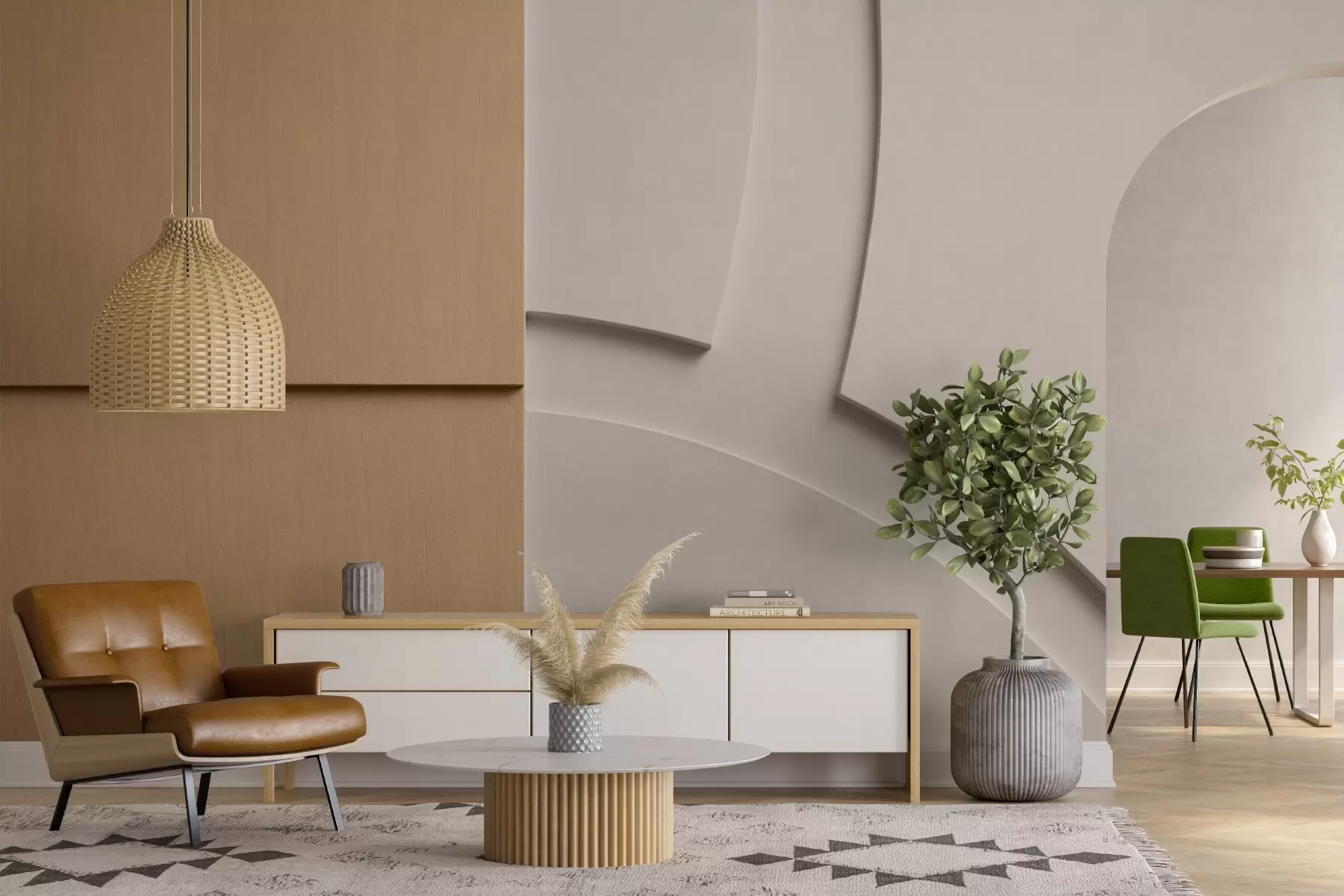 Fototapet Abstraktní kompozice w05205