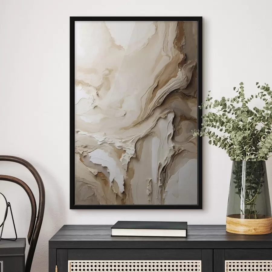 Fototapet Abstraktní vrstvená béžová textura f47269