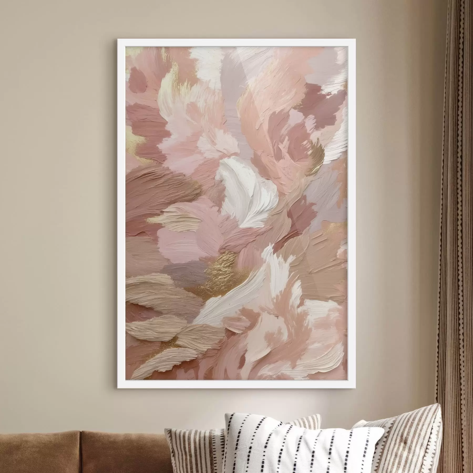 Fototapet Pastelové tahy v jemných odstínech f47750