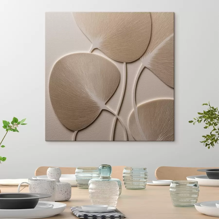 Fototapet Abstrakt s listy s47795