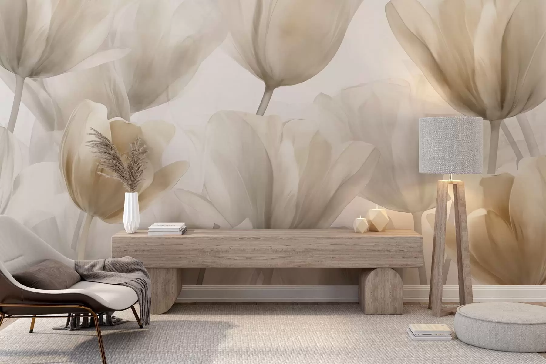 Fototapet Jemné tulipány w09699