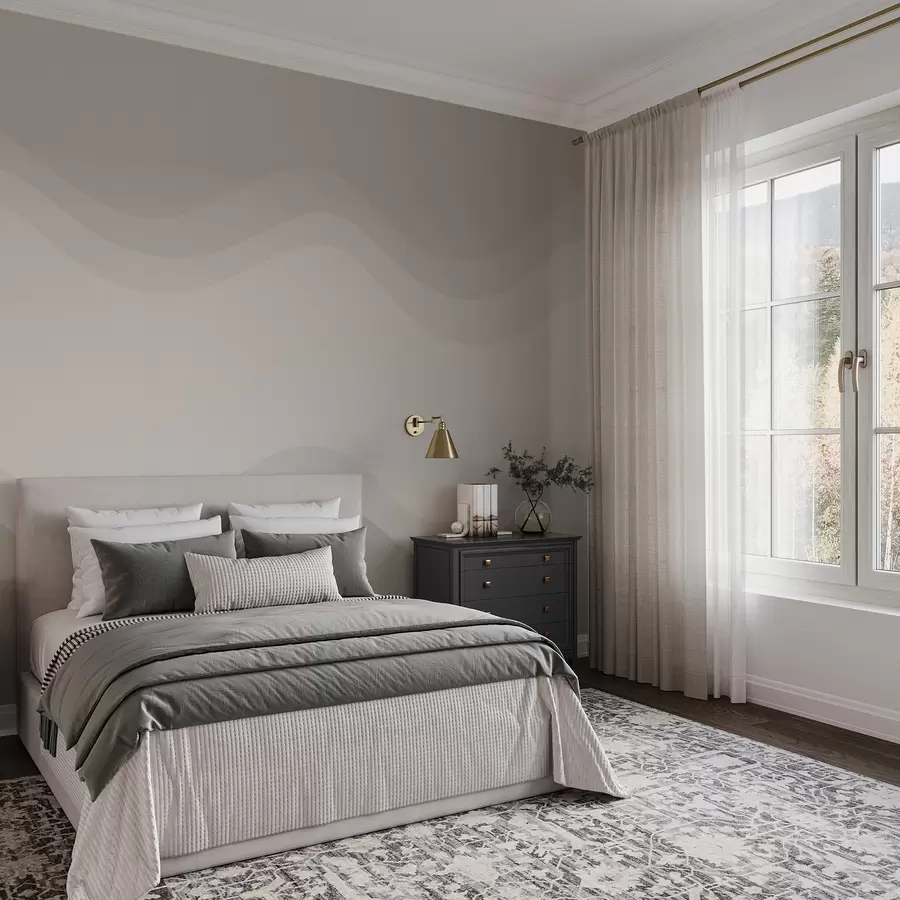 Fototapet Abstraktní vlny v neutrální béžové paletě w05132v3