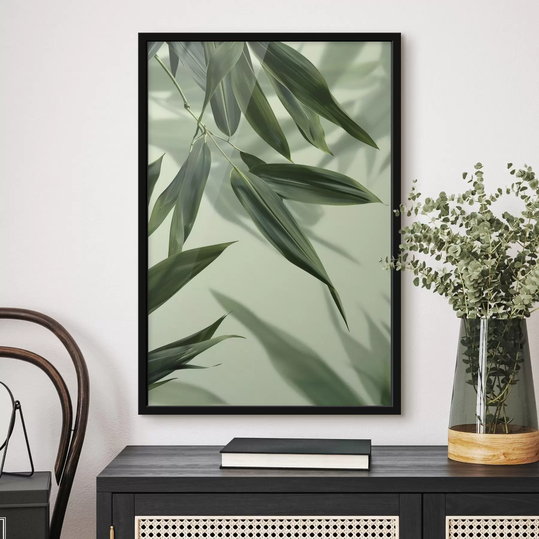 Fototapet Bambusové listy f47814