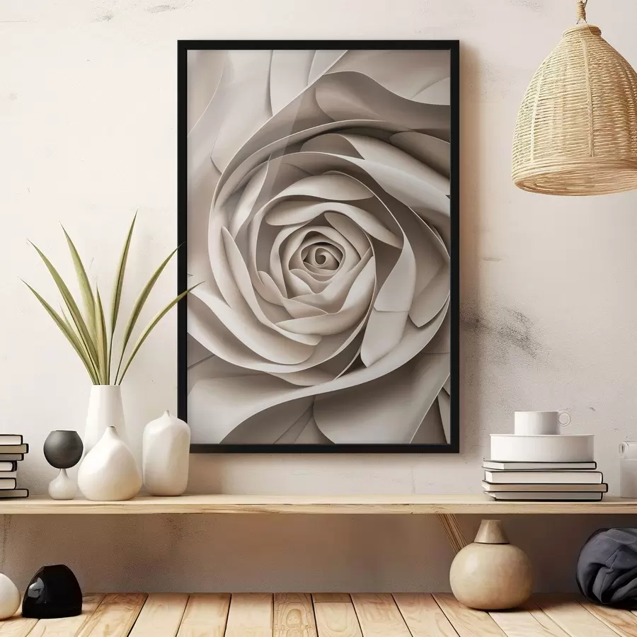 Fototapet Velká abstraktní růže f47825