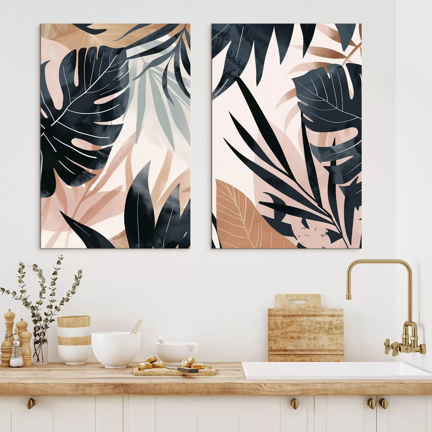 Obraz Rozmanitost tropických listů Č. m30001