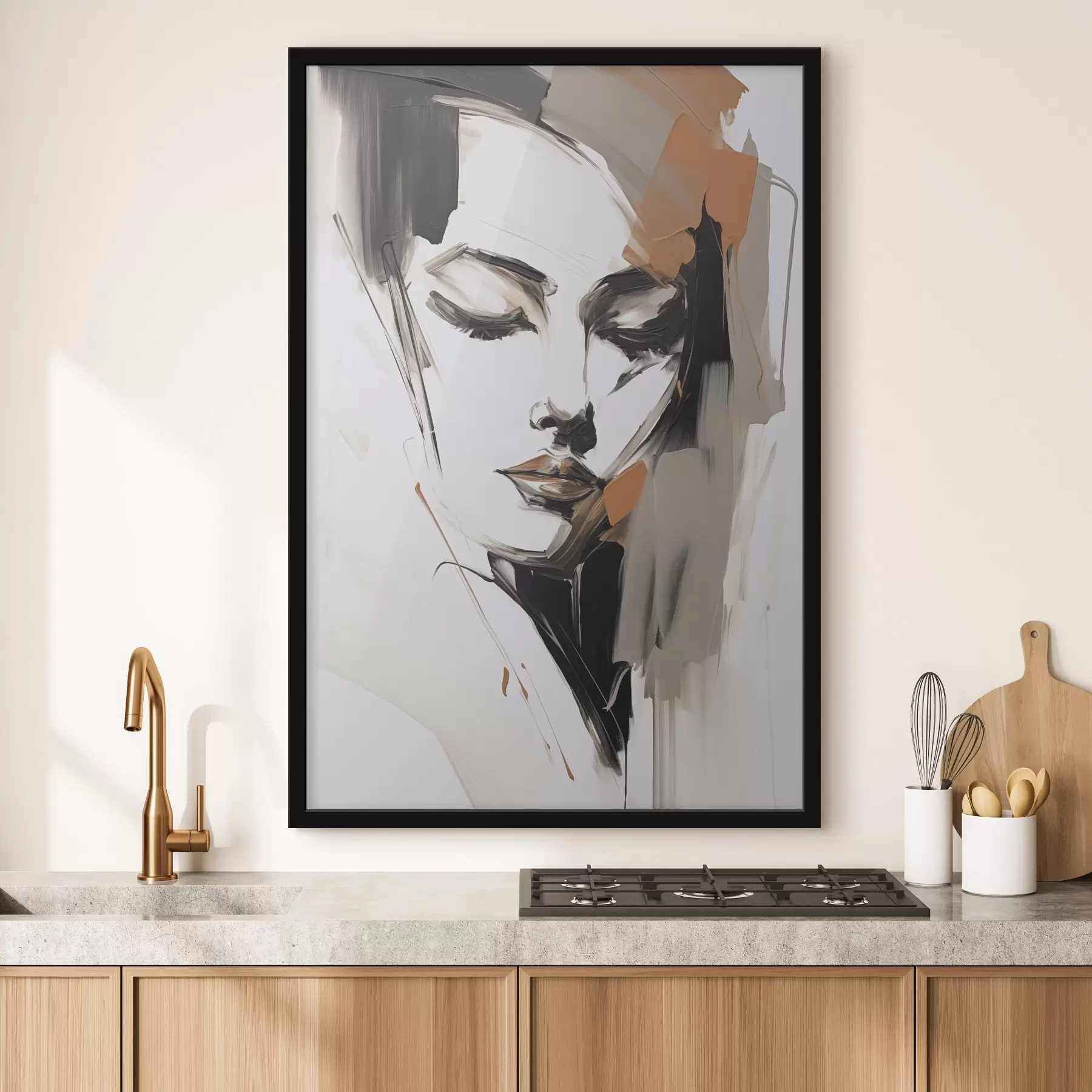 Fototapet Abstraktní portrét f47800