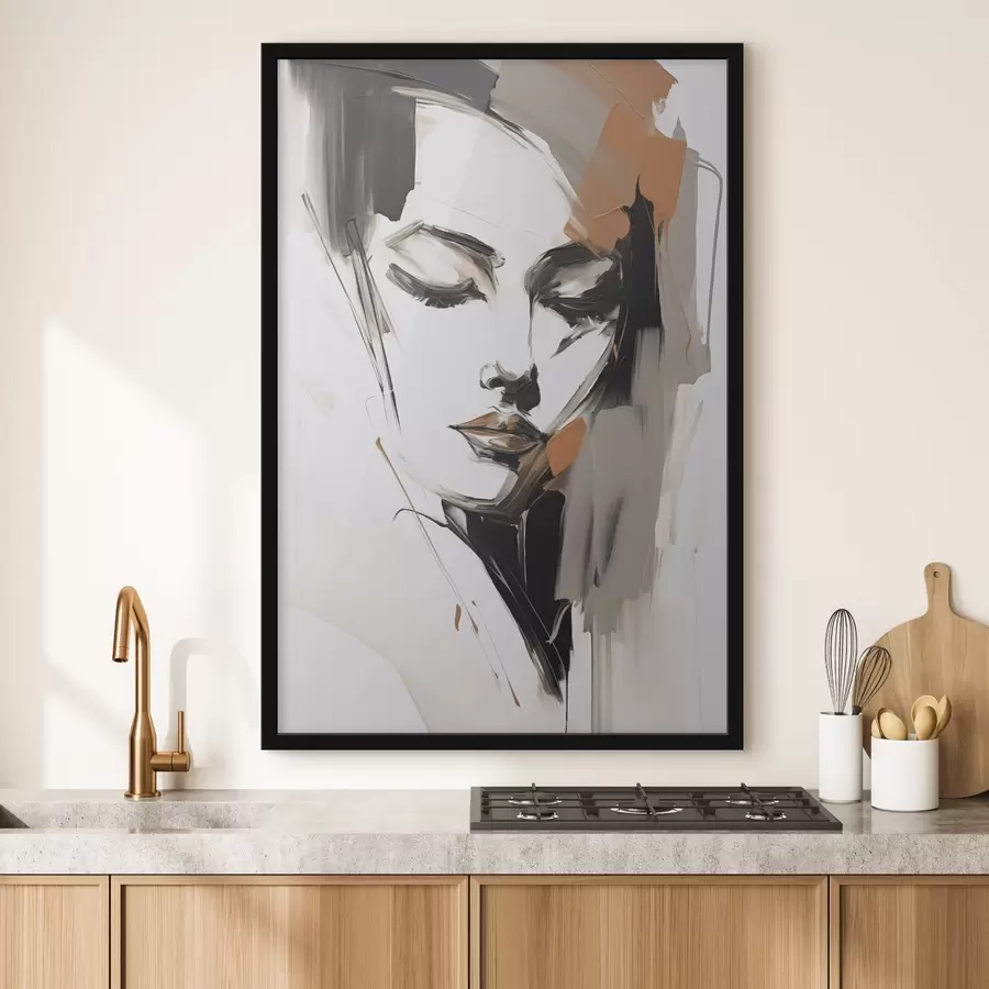 Fototapet Abstraktní portrét f47800