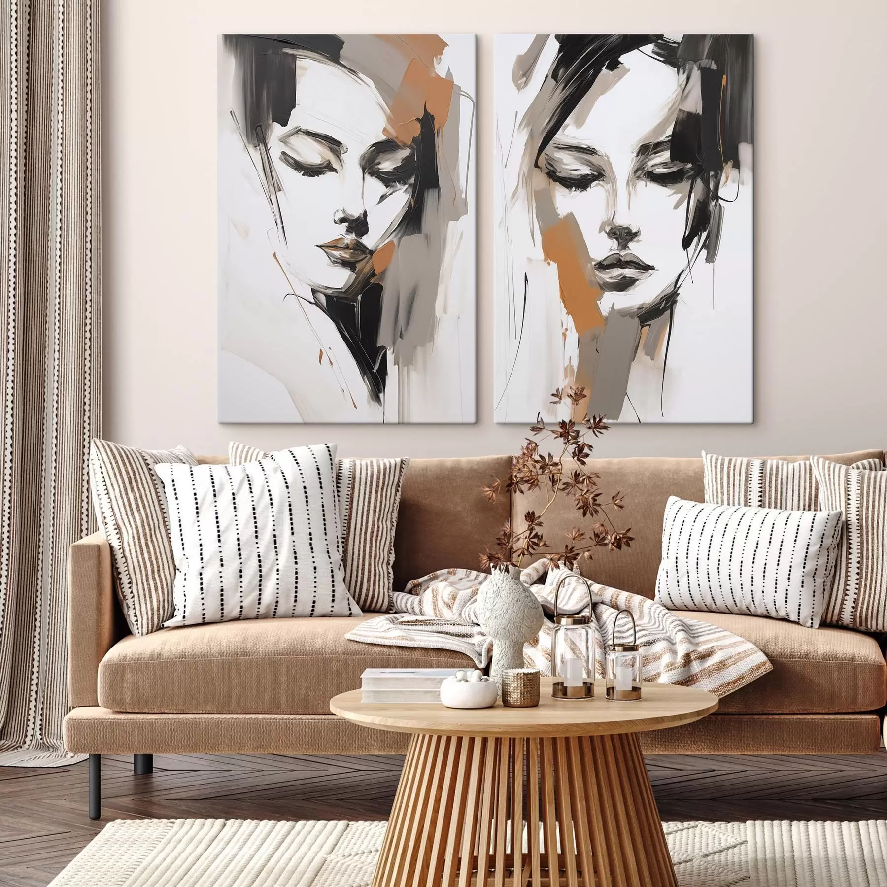 Obraz Abstraktní portrét dívky Č. m30004