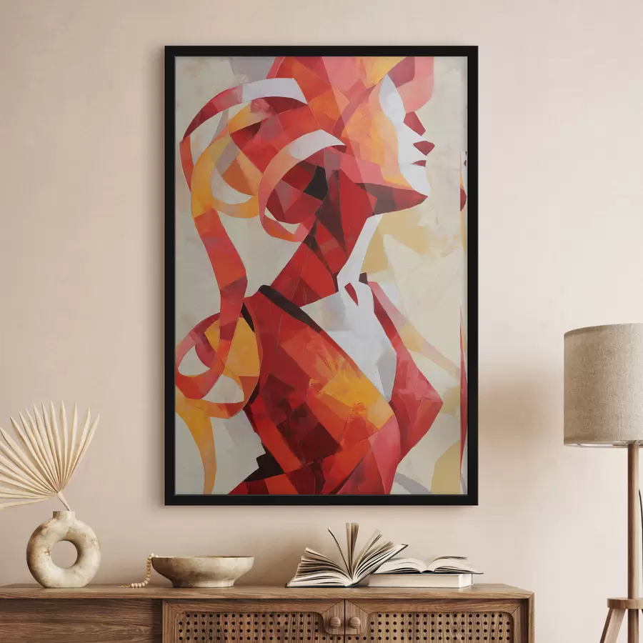 Fototapet Abstraktní ženský portrét f47832