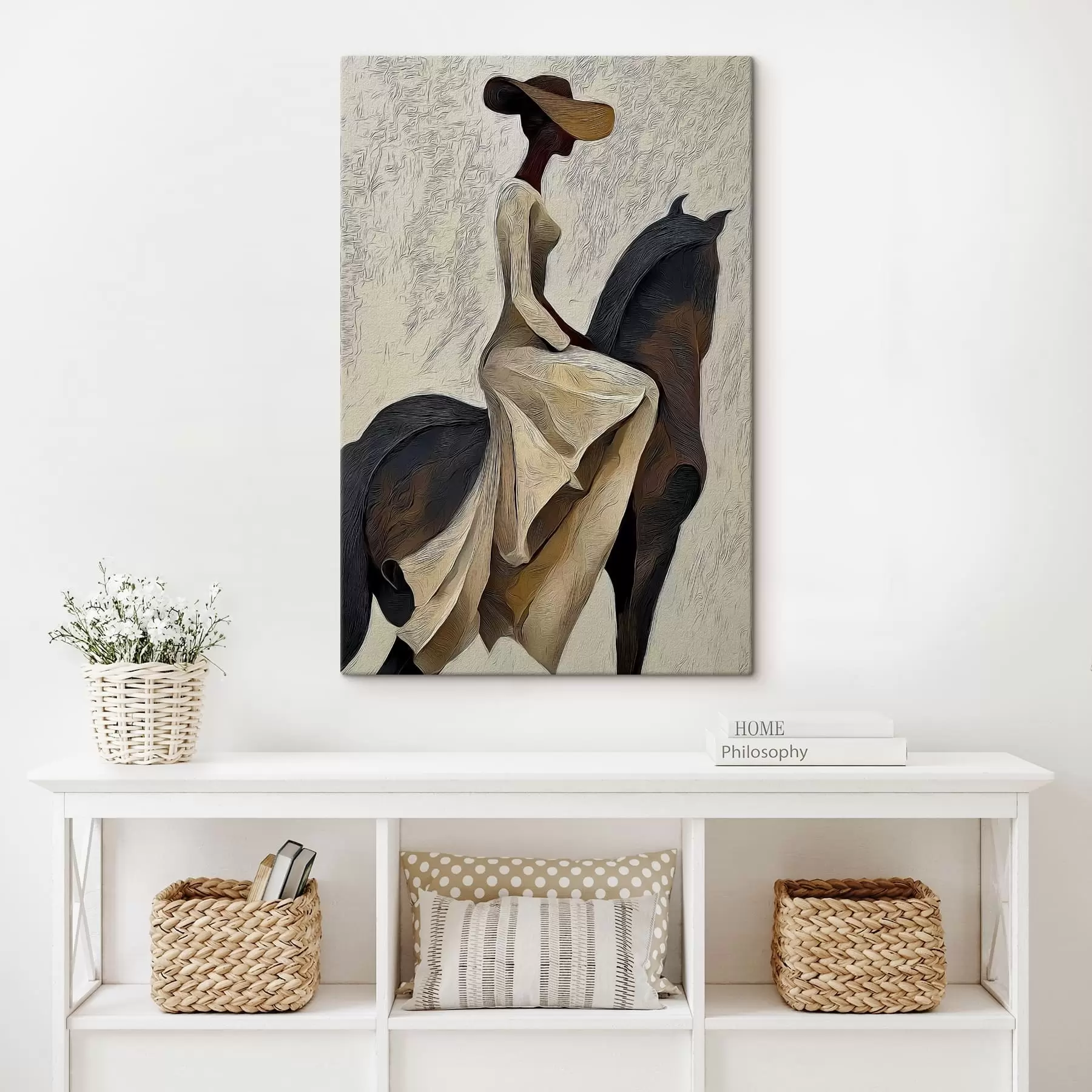 Obraz Žena na koni Č. s47844