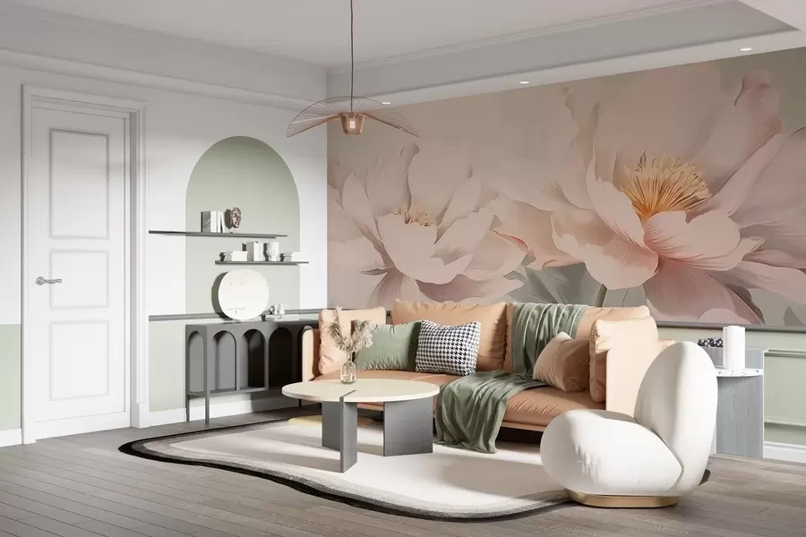 Fototapet Pivoňky w05077