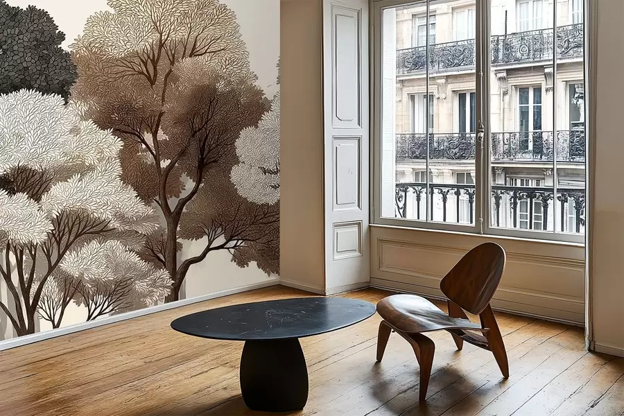 Fototapet Listnatý les w05198