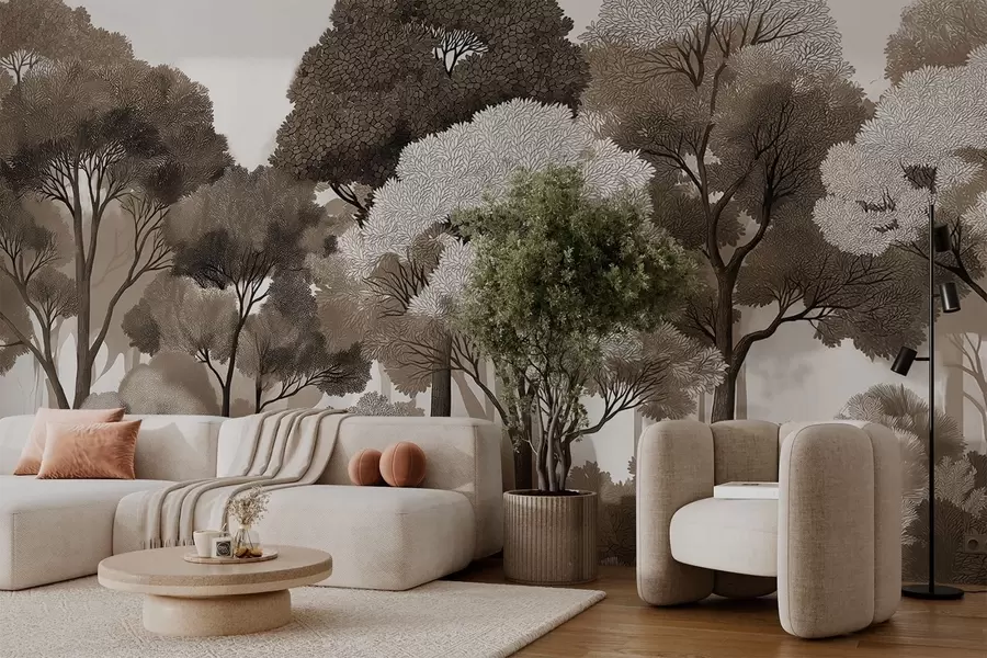 Fototapet Listnatý les w05198v3