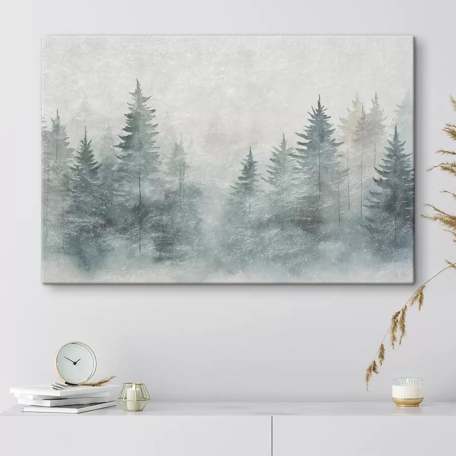 Fototapet Jehoňový les, grunge styl s47894