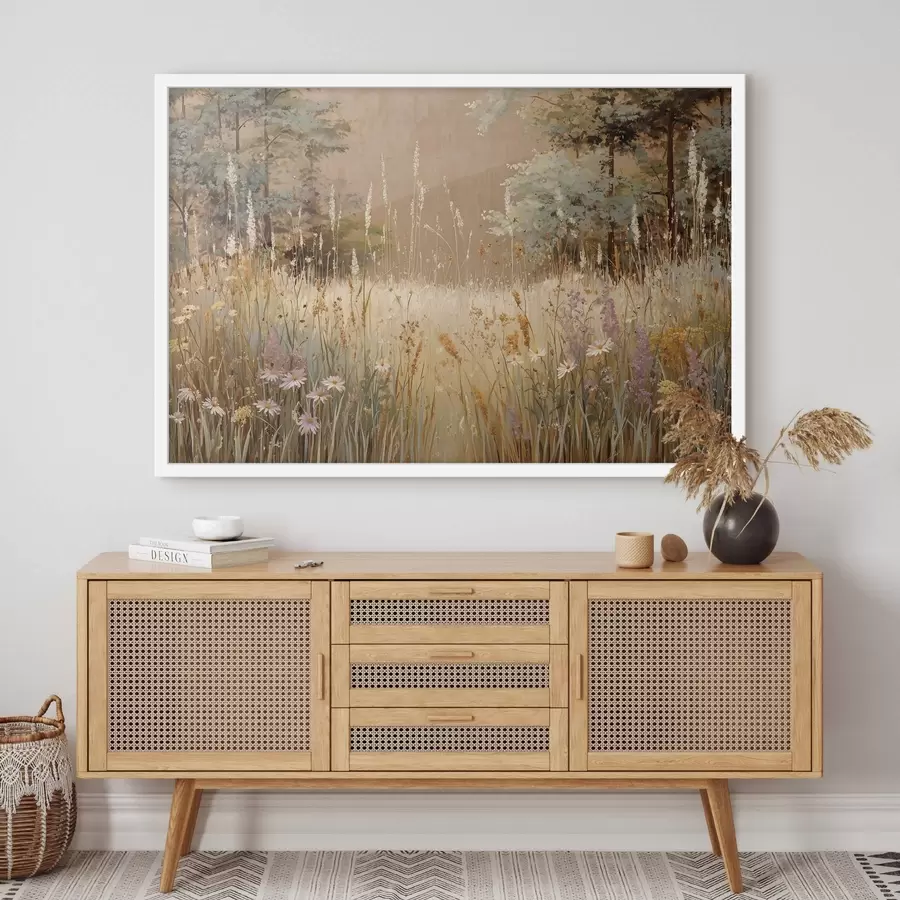 Fototapet Divoké květiny na trávníku f47887