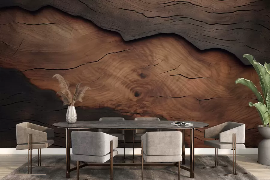 Fototapet Napodobení kůry stromu w09705