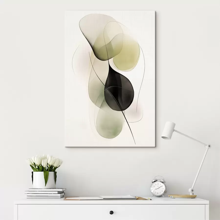 Obraz Abstraktní linie a tvary Č. s47925