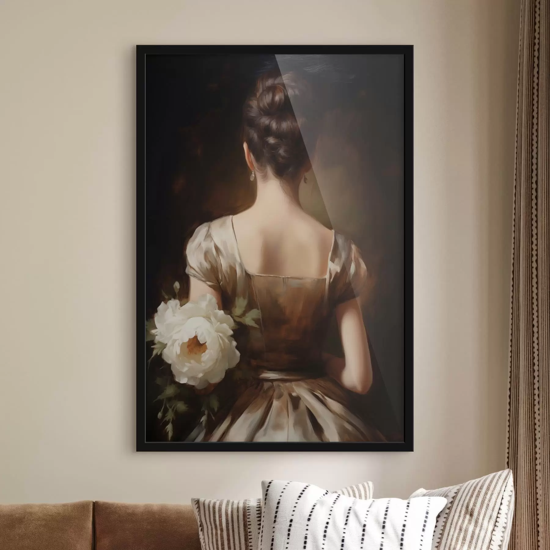 Fototapet Portrét ženy zezadu f47921