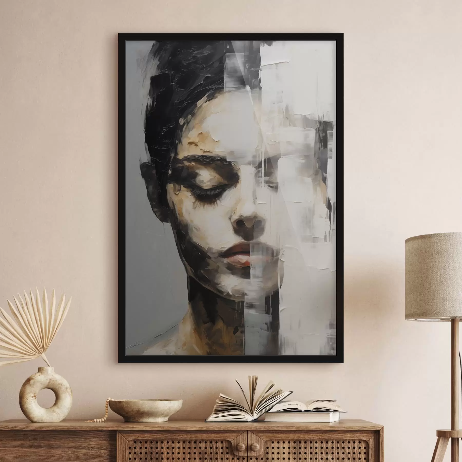 Fototapet Abstraktní ženský portrét f47928