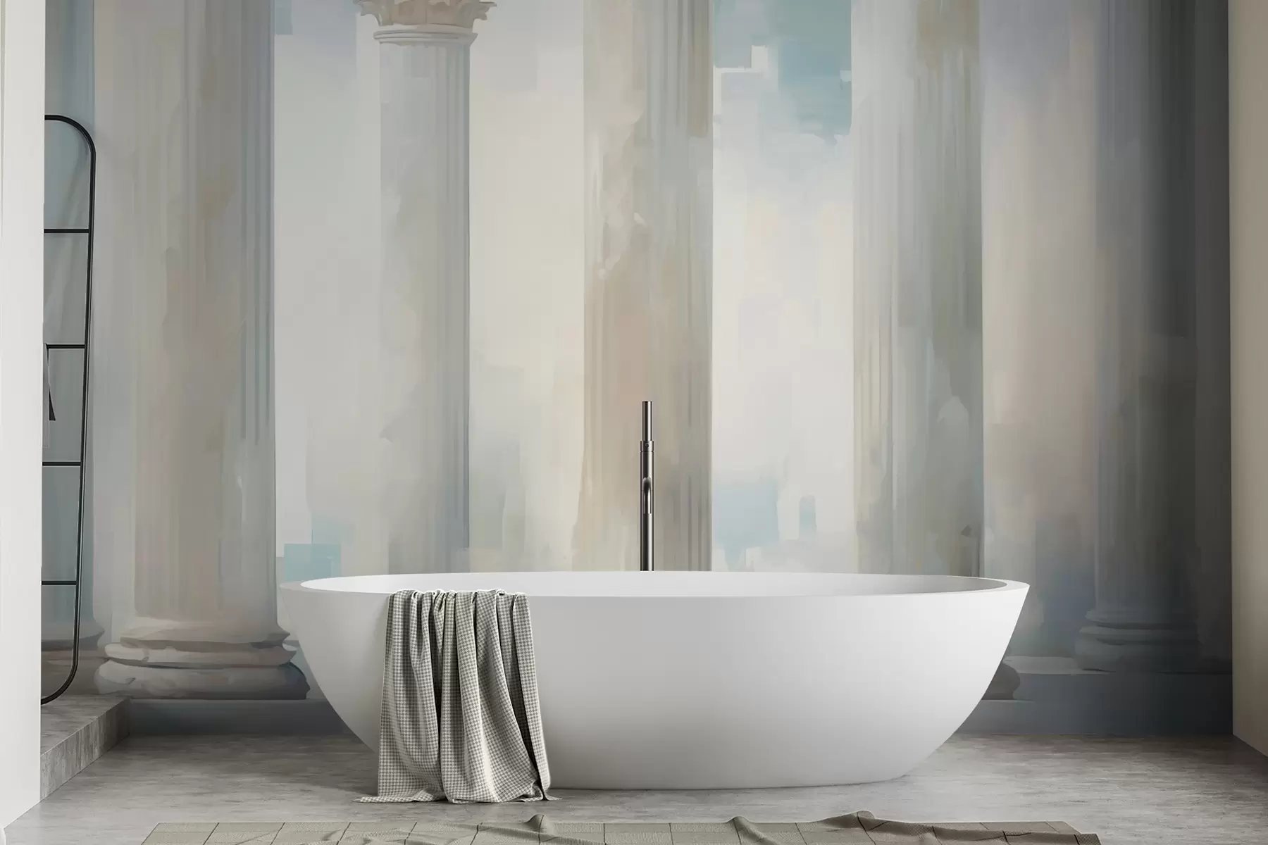 Fototapet Sloupy imitující malbu w05228