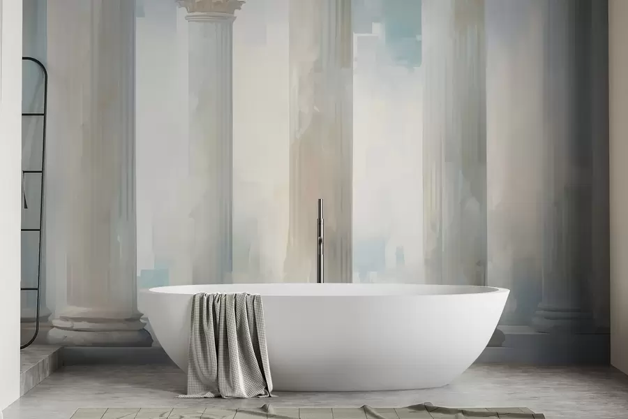 Fototapet Sloupy imitující malbu w05228