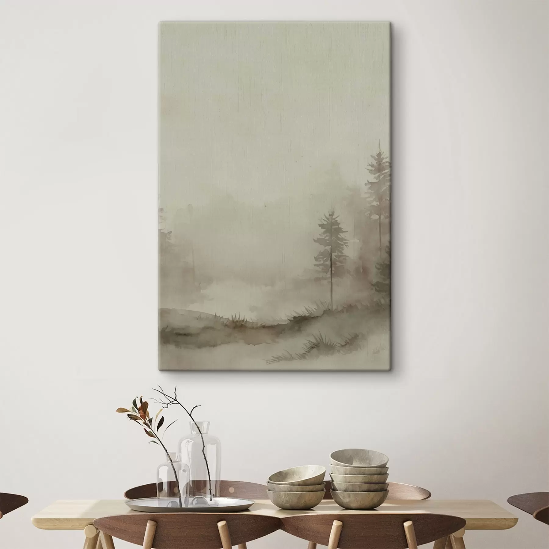 Obraz Jehoňový les, imitace akvarelu Č. s47997