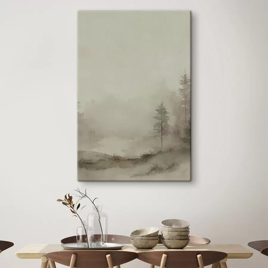 Obraz Jehoňový les, imitace akvarelu Č. s47997