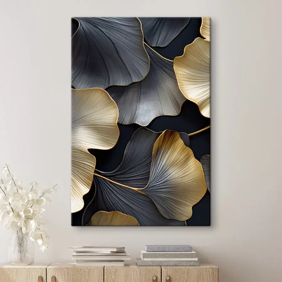 Obraz Listy jinanu dvoulaločného Č. s48006