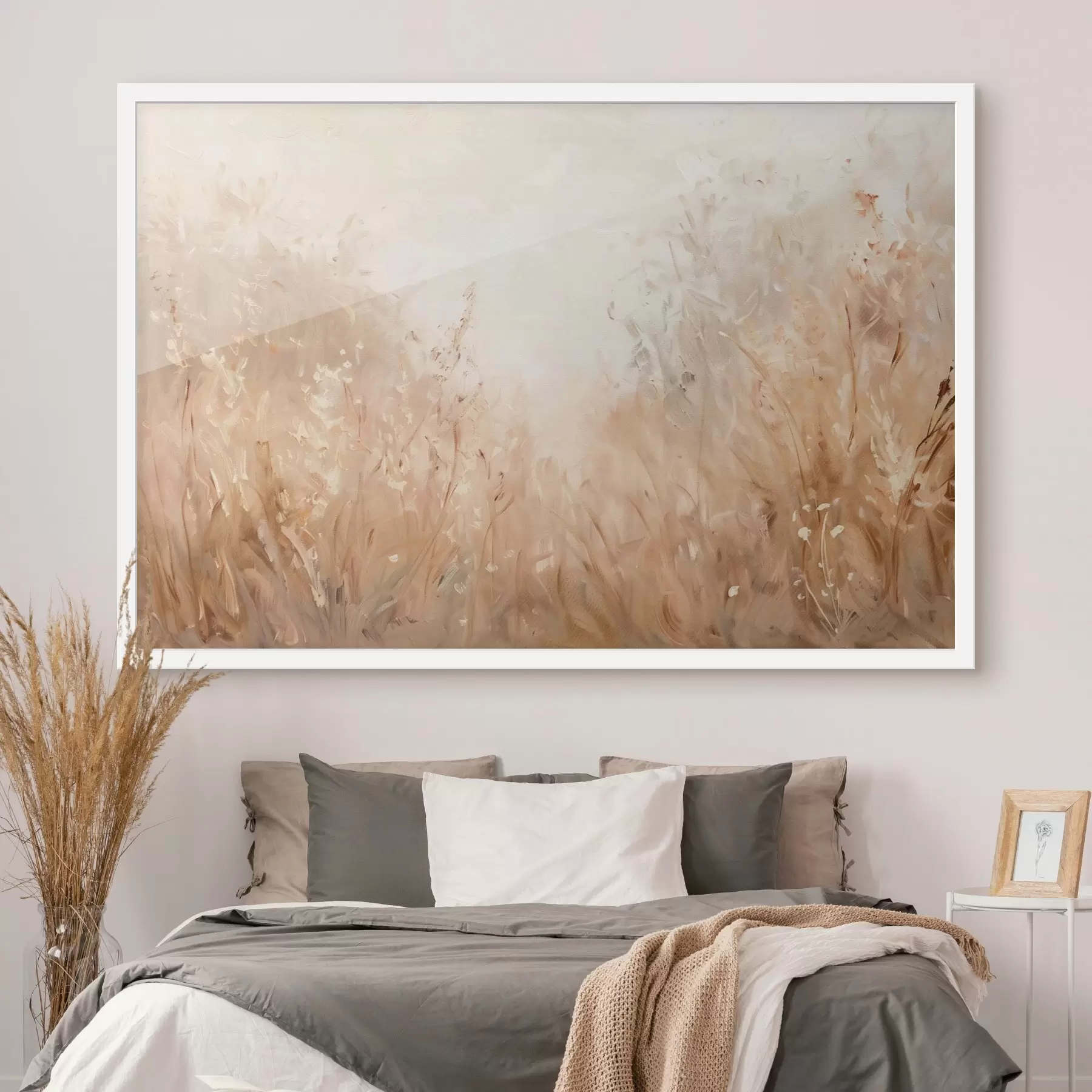 Fototapet Rozmanitost polních rostlin, imitace olejomalby f48005