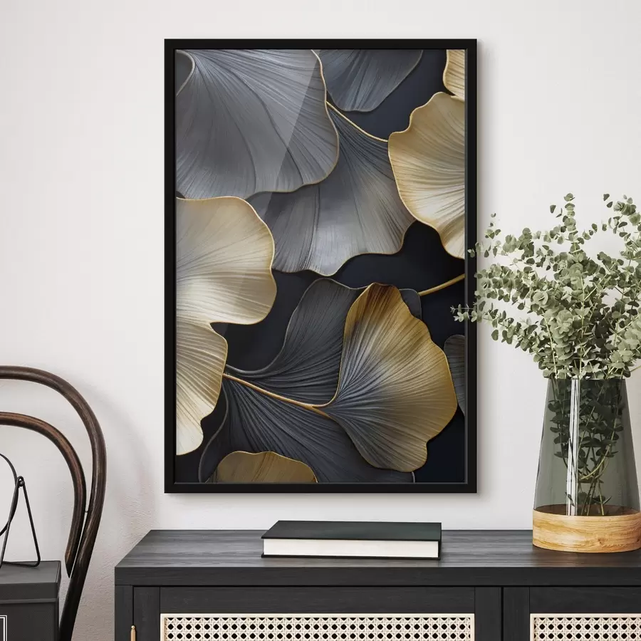 Fototapet Listy jinanu dvoulaločného f48006