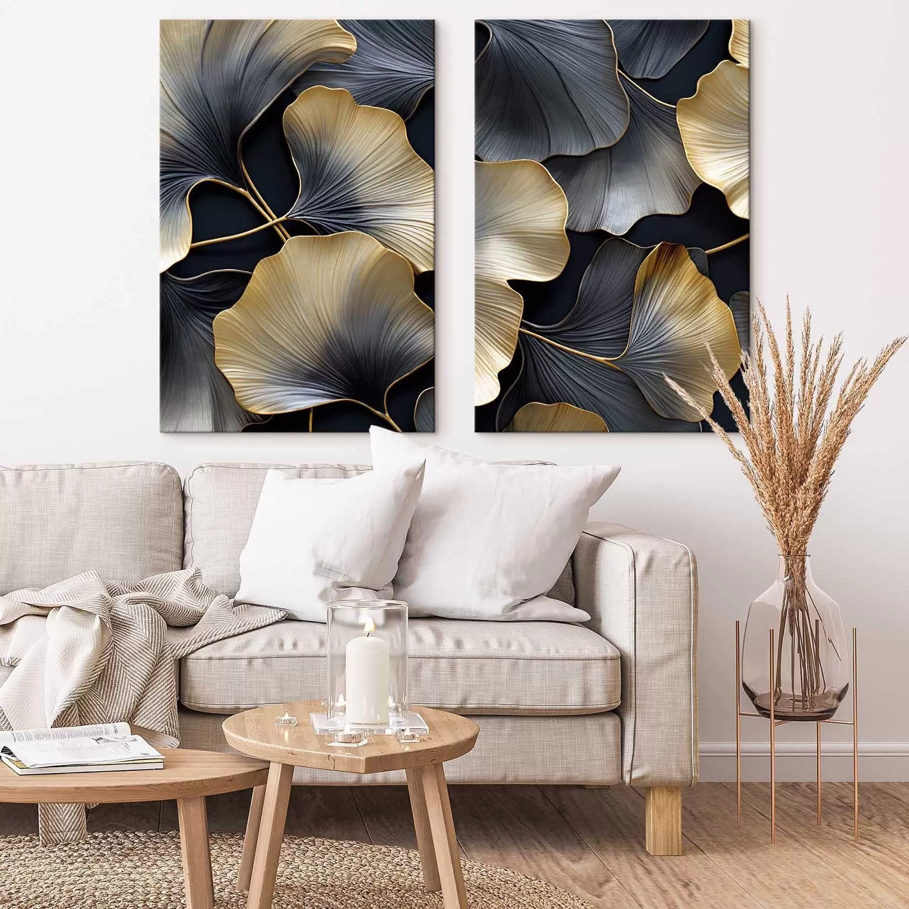 Obraz Listy jinanu dvoulaločného Č. m30046