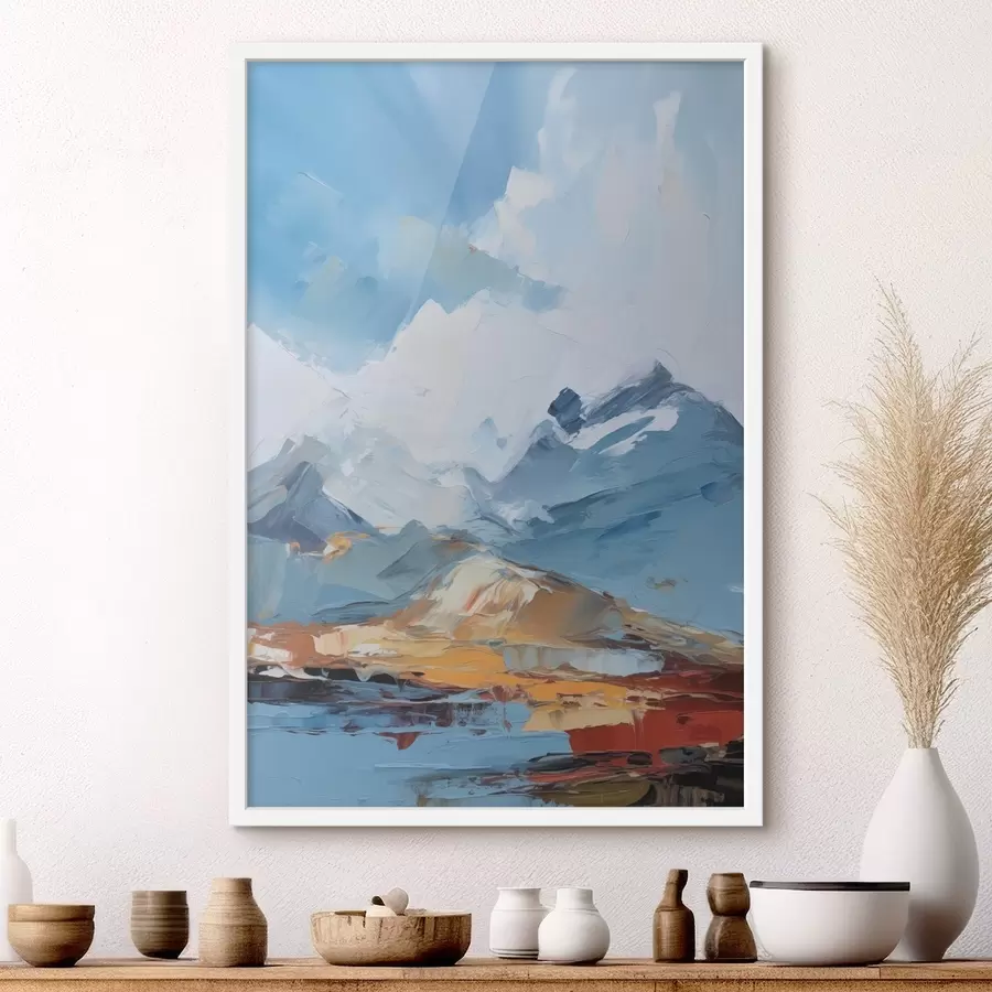 Fototapet Imitace malby hor f48045