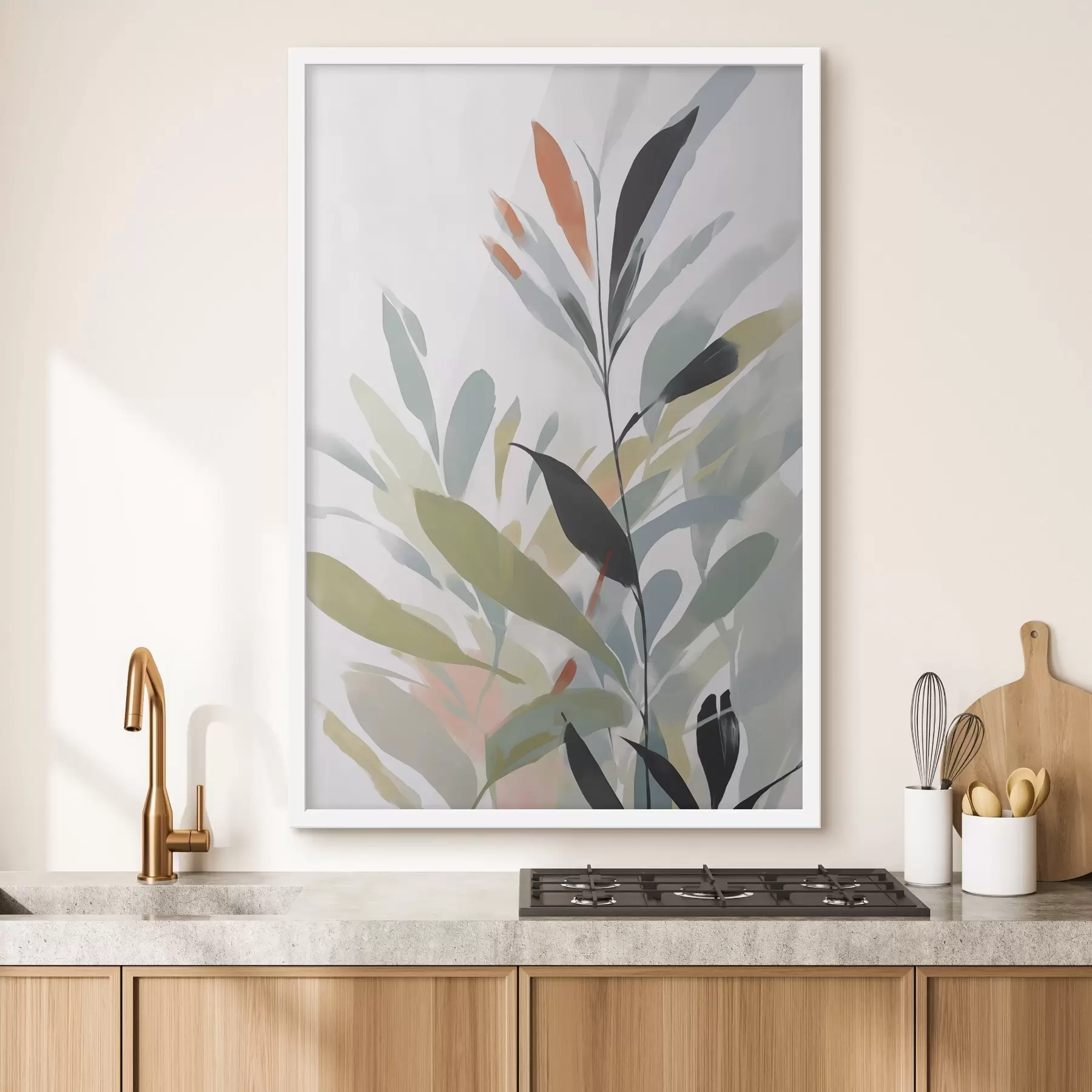 Fototapet Napodobení vegetace v malířství f48059