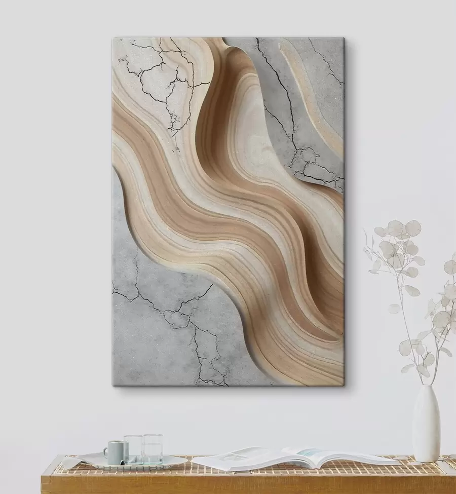 Obraz Dřevo a lehký beton, imitace Č. s48104