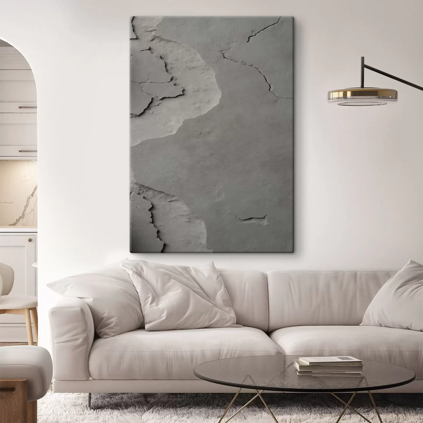 Obraz Šedý beton, imitace Č. s48106