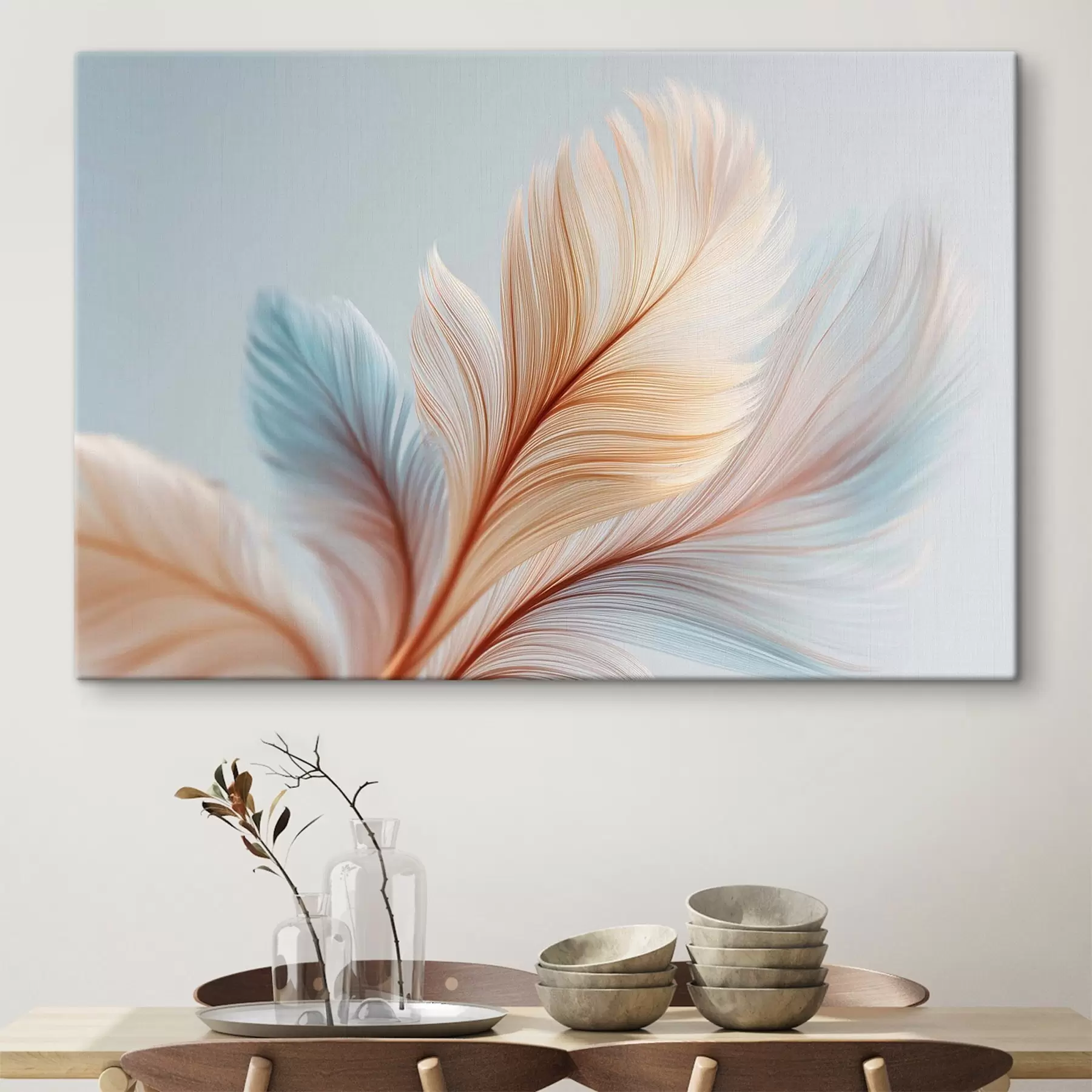 Obraz Vícebarevné peří Č. s48110