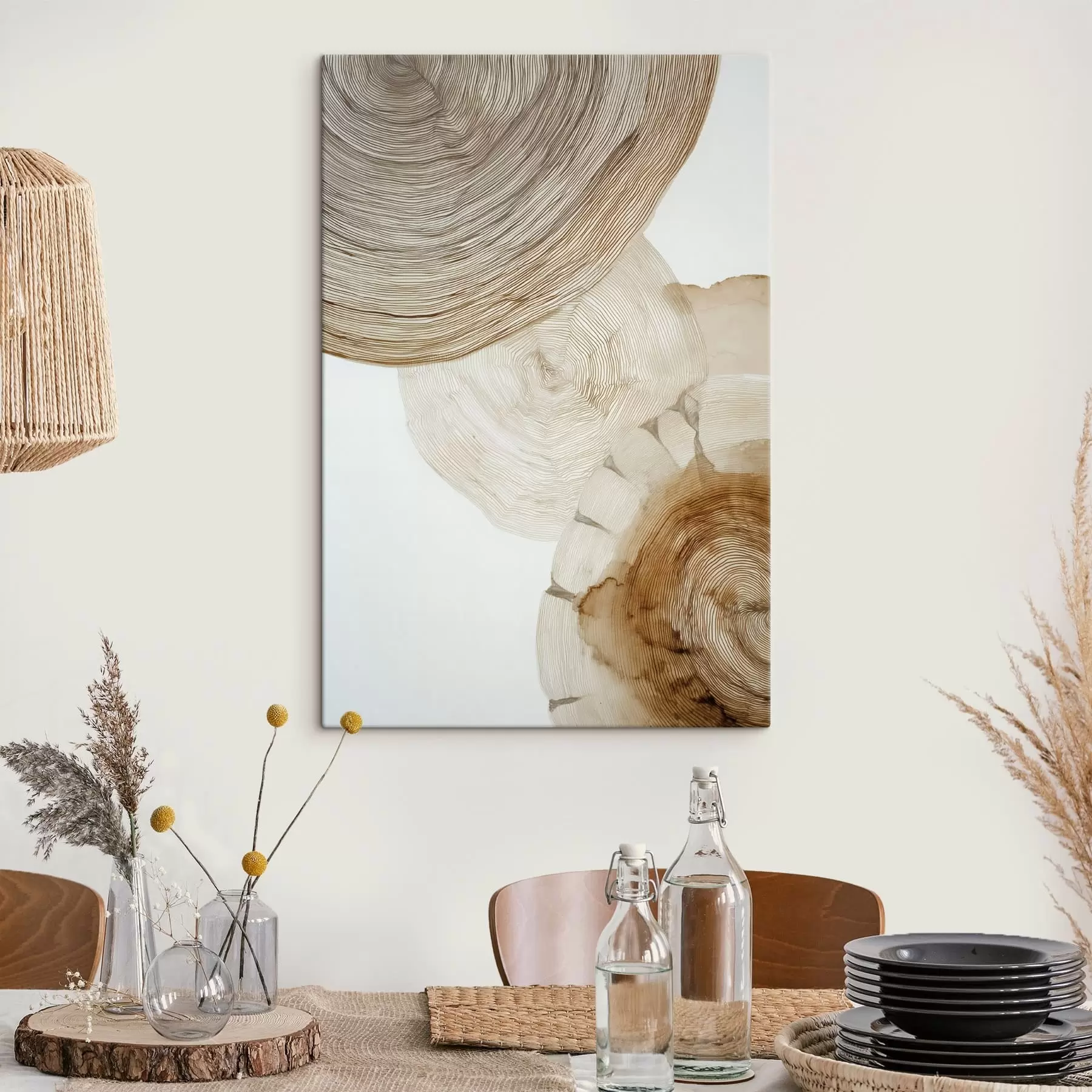 Obraz abstraktní roční prstence stromů Č. s47933