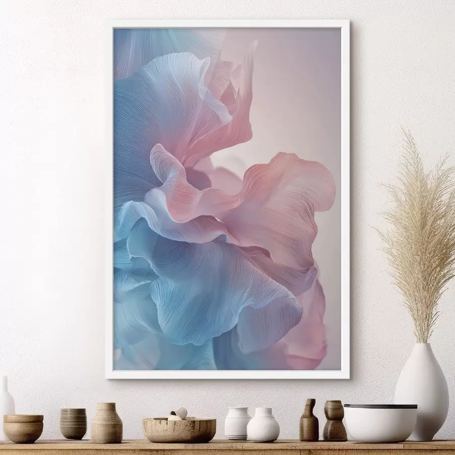 Fototapet abstraktní vlny s efektem objemu f47945