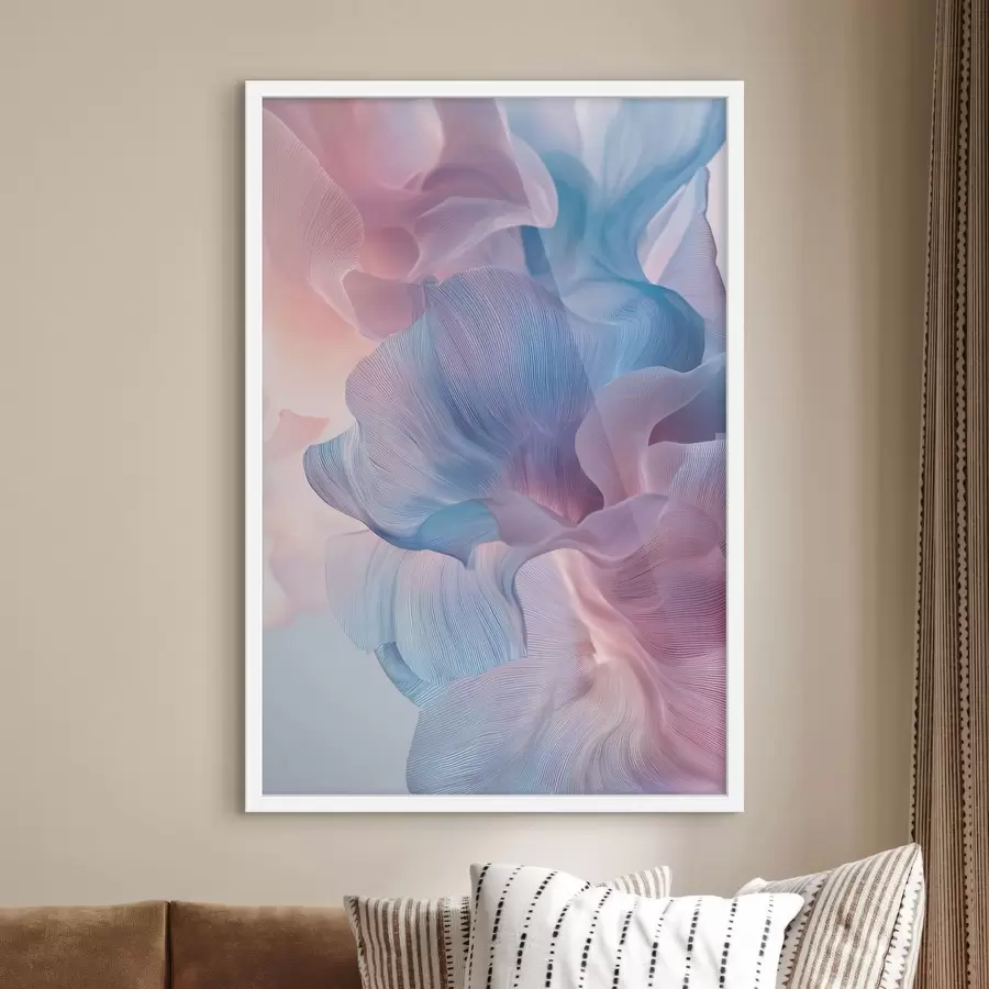 Fototapet abstraktní vlny s efektem objemu f47946