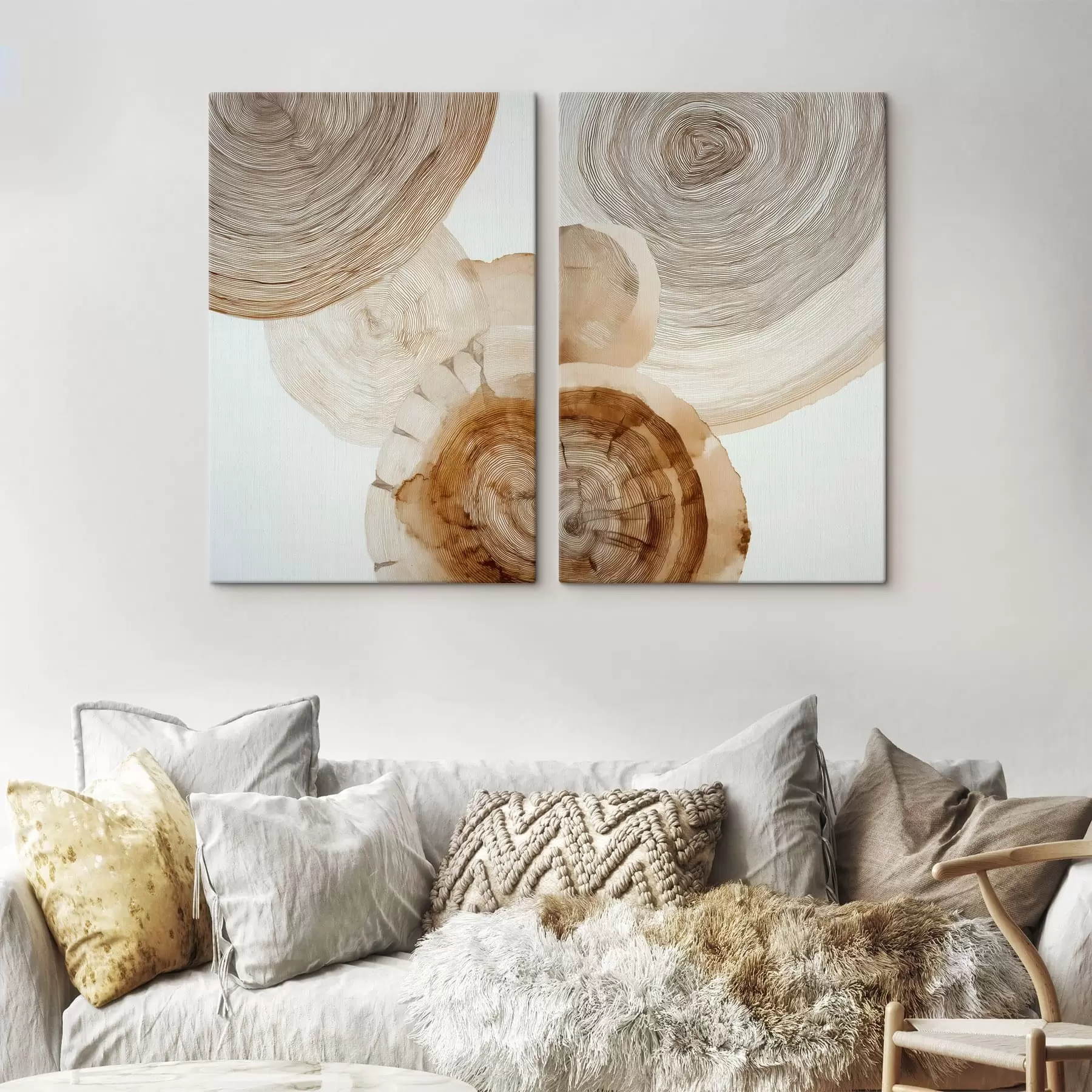 Fototapet abstraktní roční prstence stromů m30089