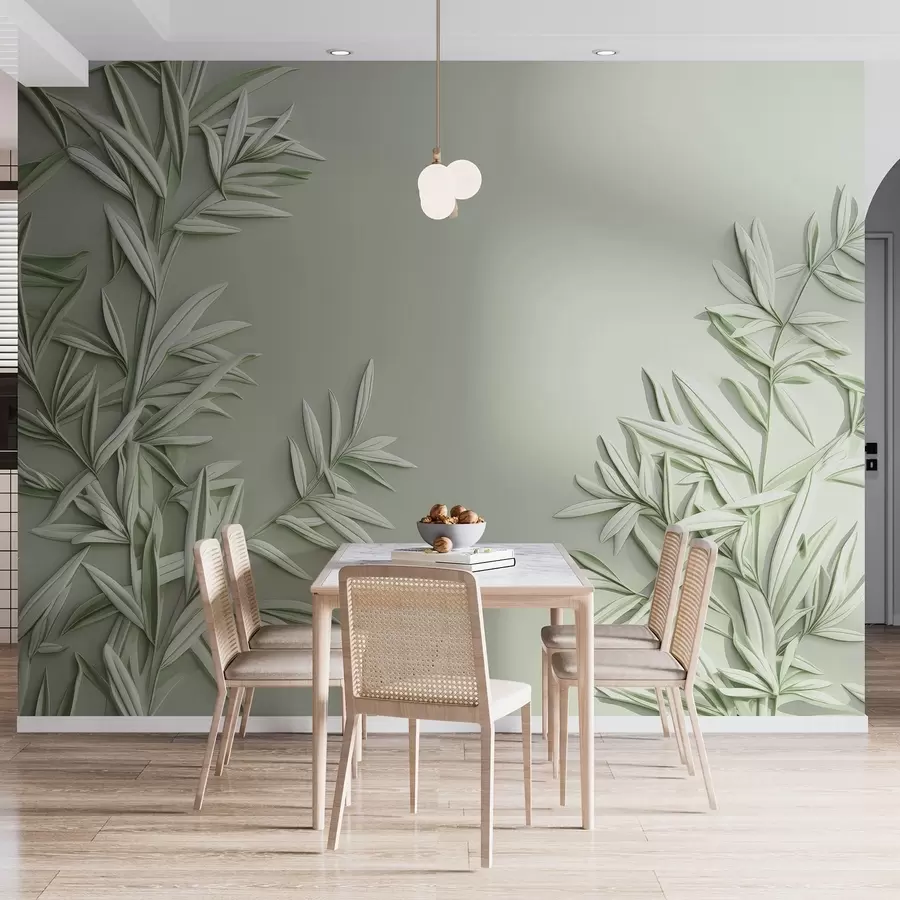 Fototapet Imitace reliéfních listů w05244v1