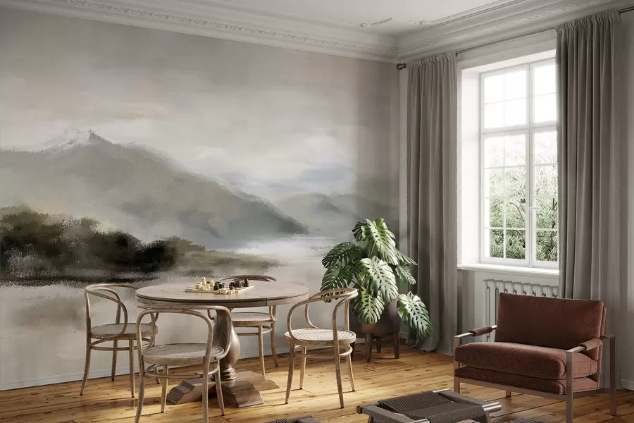 Fototapet Malované hory w05248