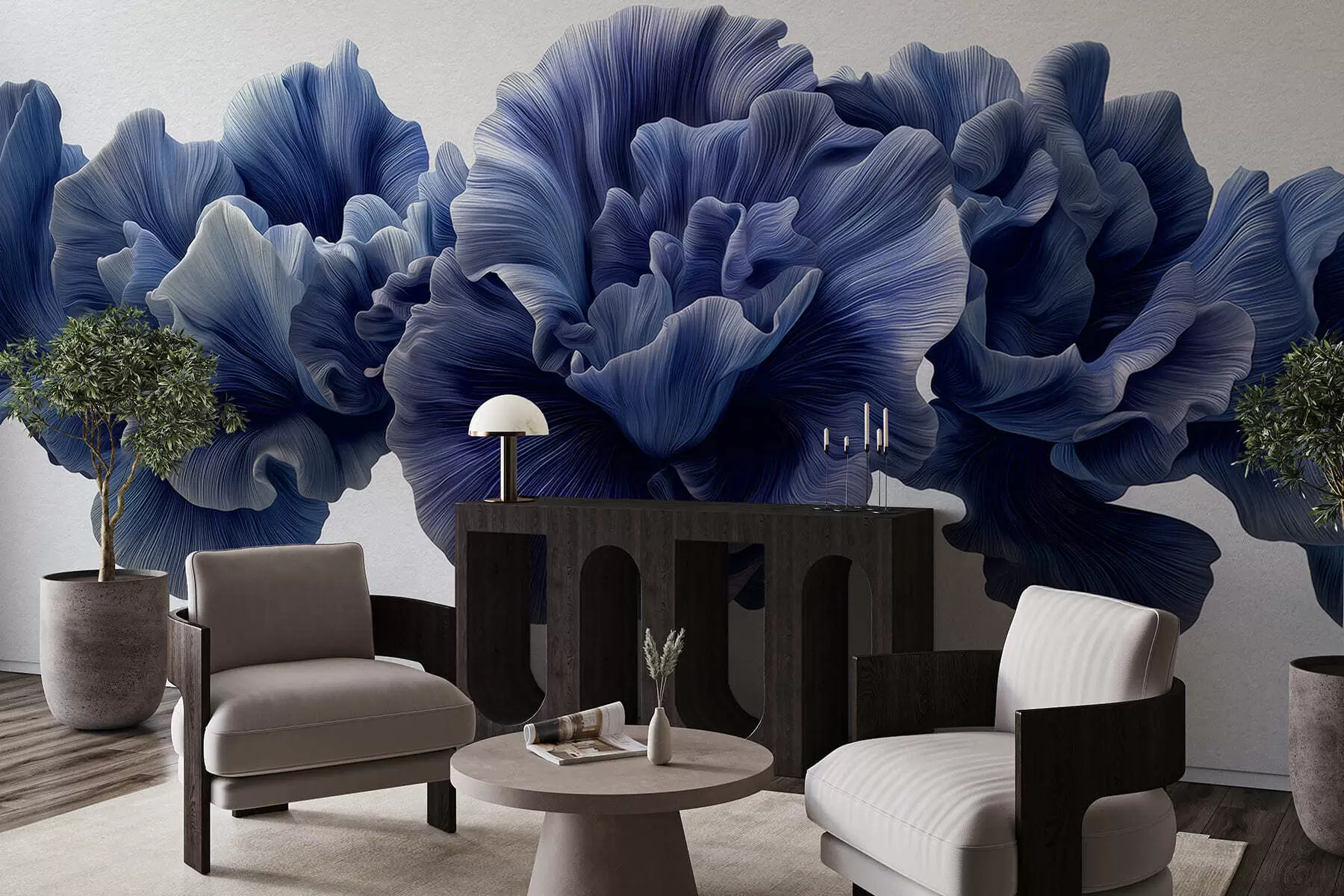 Fototapet Luxusní křivky okvětních lístků w05249