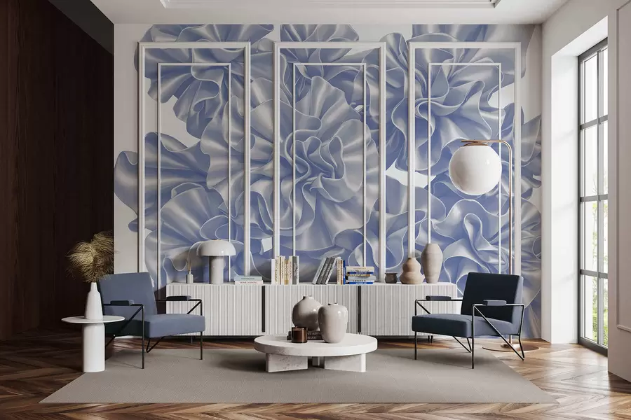 Fototapet Napodobování květin ze stuh w05252v1