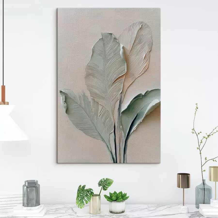 Obraz Abstraktní listy Č. s48130