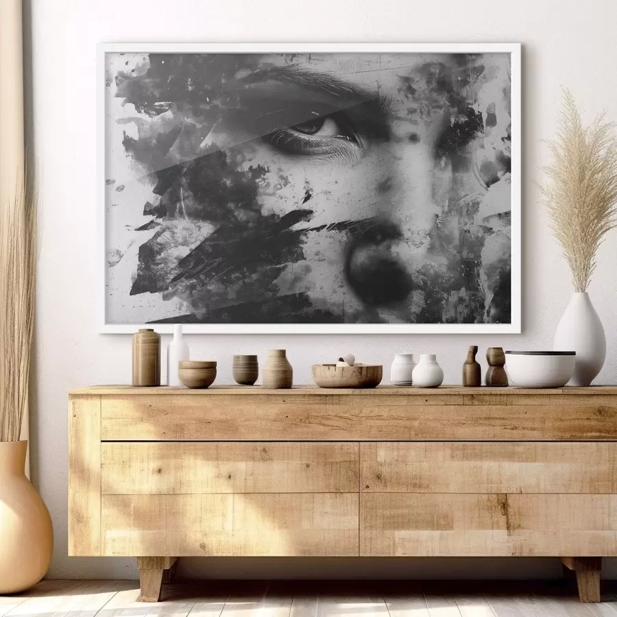 Fototapet Abstraktní portrét f48136