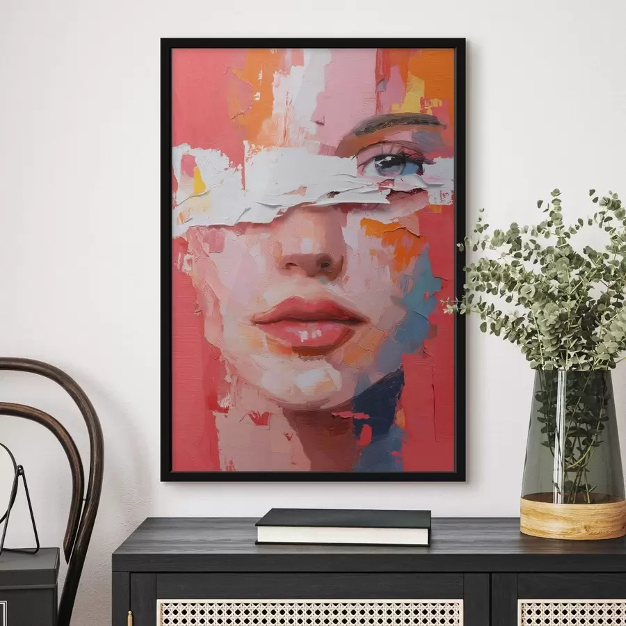 Fototapet Abstraktní portrét f48142