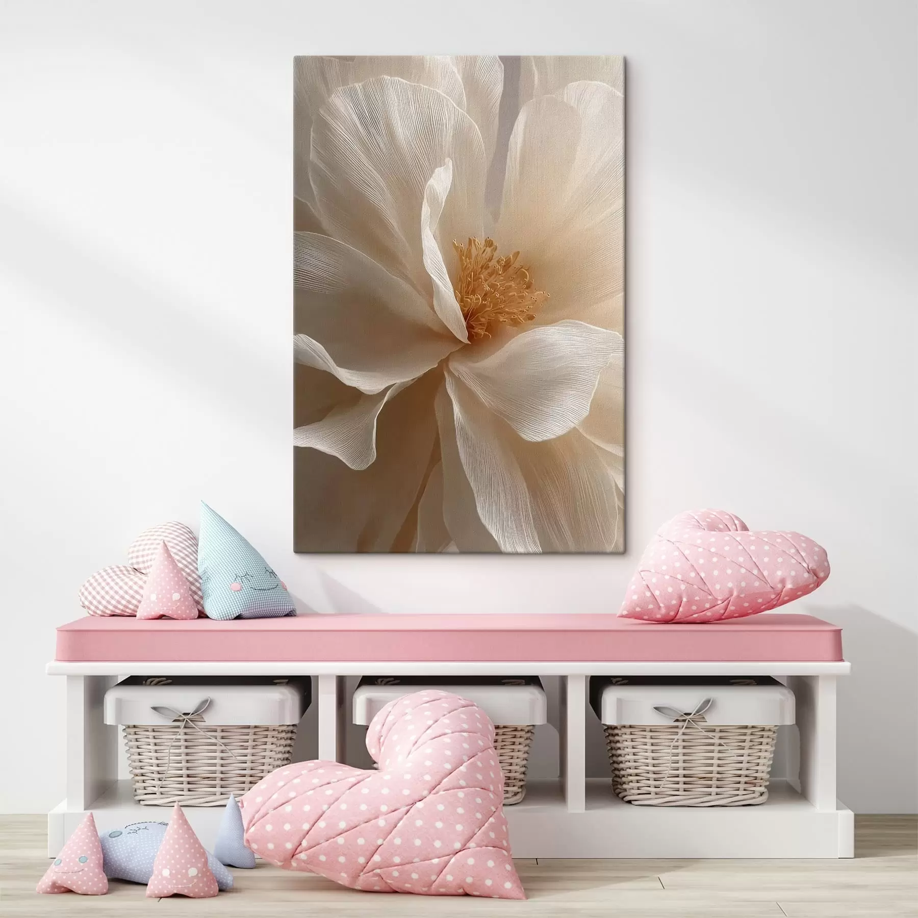 Obraz makro květinová kompozice v teplých tónech Č. s48120