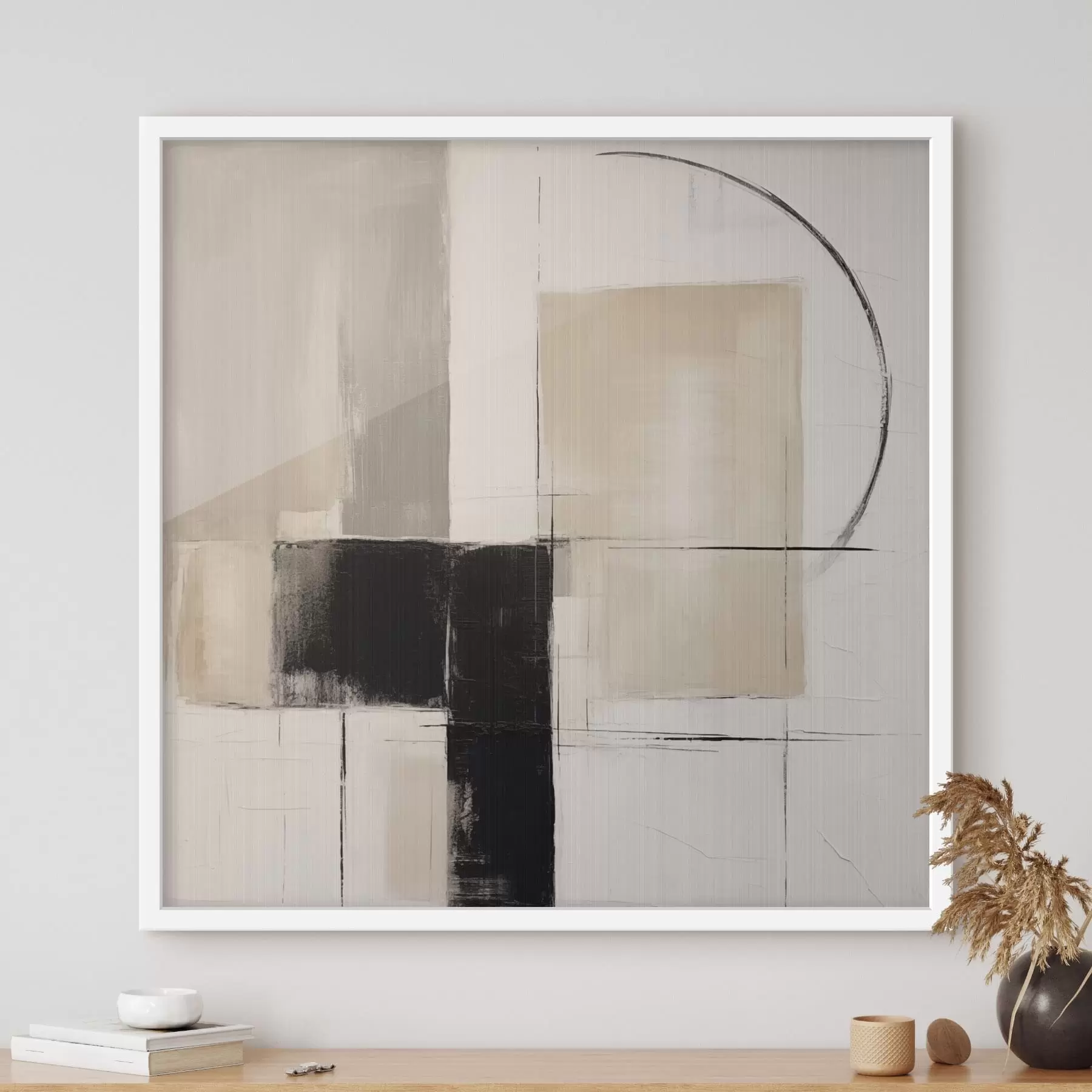 Fototapet moderní abstraktní geometrická malba f48072